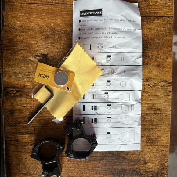 Rifle Scope 3-9x40 EG NWT | Red and Green Long Range Sight Scope - Picture 7 of 7